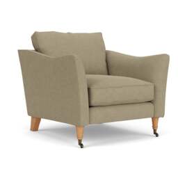 Armchair - Green marl - House Weave - Robinson - The Cotswold Company