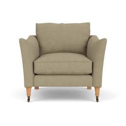 Armchair - Green marl - House Weave - Robinson - The Cotswold Company - thumbnail 2