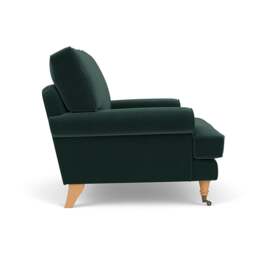 Armchair - Lake - Matt Velvet - Stewart - The Cotswold Company - thumbnail 3