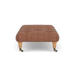 Foot Stool - Brick Marl - Aquaclean Oxford - Amelia Small - The Cotswold Company - thumbnail 3
