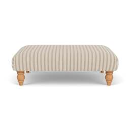 Foot Stool - Sage - Kingham Stripe - Clara - The Cotswold Company - thumbnail 2