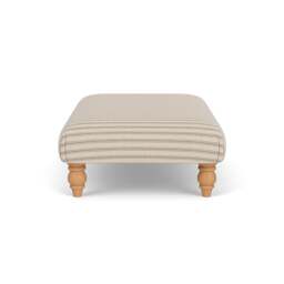 Foot Stool - Sage - Kingham Stripe - Clara - The Cotswold Company - thumbnail 3