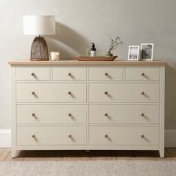 10 Drawer Chest - Chester Classic Cream - The Cotswold Company - thumbnail 2