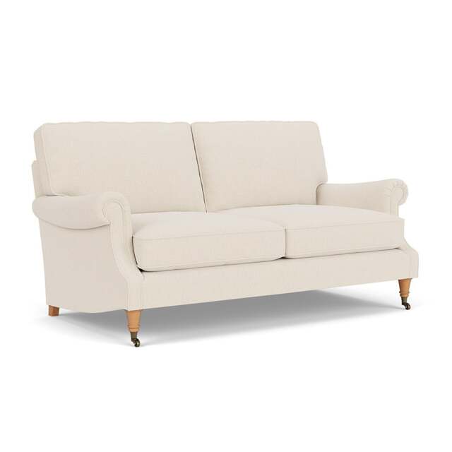 3 Seater Sofa - Cream - House Weave - Taylor High Back - The Cotswold Company - image 1