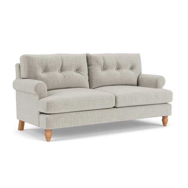 3 Seater Sofa - Grey Mist - Eco Chenille - Talbot - The Cotswold Company - image 1