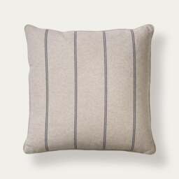 Compton Stripe Cushion Charcoal 50x50cm - Home Accessories - The Cotswold Company