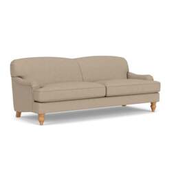 4 Seater Sofa - Natural - House Linen Mix - Ashbee - The Cotswold Company