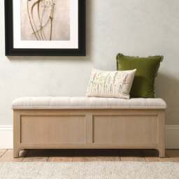 Blanket Box - Camille Limewash Oak - The Cotswold Company - thumbnail 3