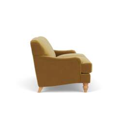 3 Seater Sofa - Mustard - Matt Velvet - Ashbee - The Cotswold Company - thumbnail 3