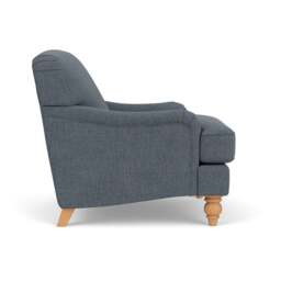 Armchair - Indigo - Rustic Weave - Ashbee - The Cotswold Company - thumbnail 3