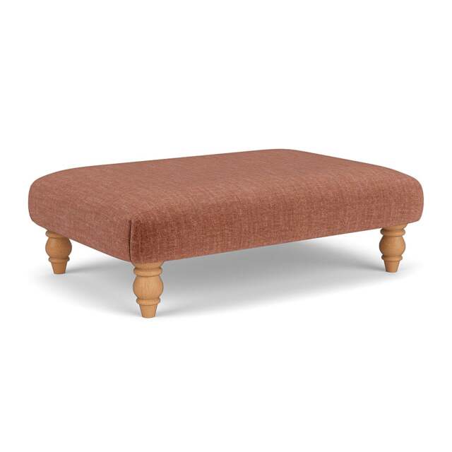 Foot Stool - Cinnamon - Eco Chenille - Clara - The Cotswold Company - image 1