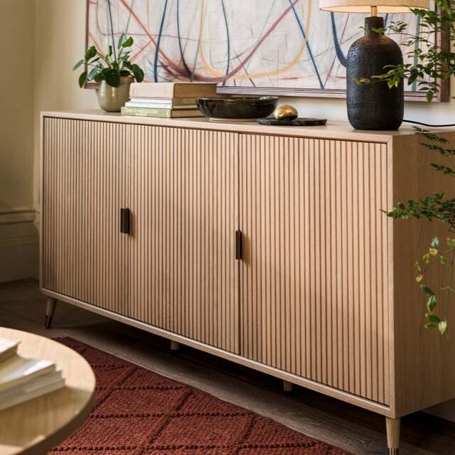 Oakridge Blonde Oak Large Sideboard - The Cotswold Company - image 1