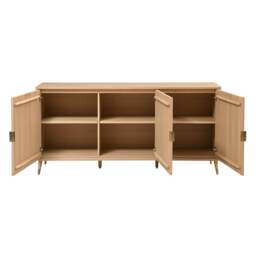 Oakridge Blonde Oak Large Sideboard - The Cotswold Company - thumbnail 6
