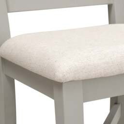Upholstered Dining Chair - Chester Dove Grey - The Cotswold Company - thumbnail 5