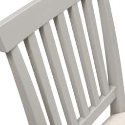 Upholstered Dining Chair - Chester Dove Grey - The Cotswold Company - thumbnail 6
