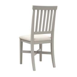 Upholstered Dining Chair - Chester Dove Grey - The Cotswold Company - thumbnail 4