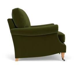 Armchair - Forest Green - Matt Velvet - Taylor High Back - The Cotswold Company - thumbnail 3