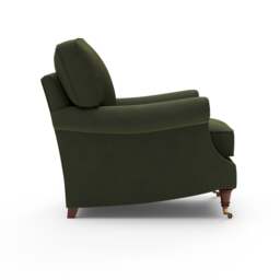 Armchair - Forest Green - Matt Velvet - Taylor High Back - The Cotswold Company - thumbnail 7
