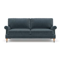 4 Seater Sofa - Teal - Eco Chenille - Taylor High Back - The Cotswold Company - thumbnail 2