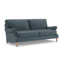 4 Seater Sofa - Teal - Eco Chenille - Taylor High Back - The Cotswold Company - thumbnail 1