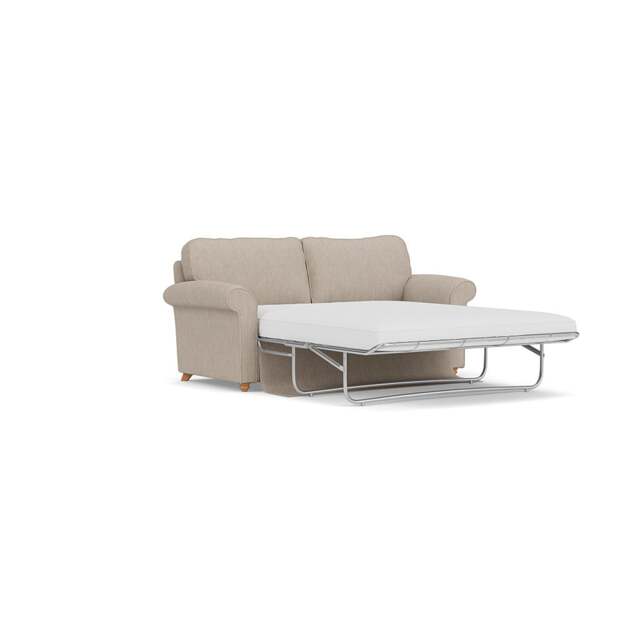 Sofa Bed 3 Seater - Natural - Luxury Italian Linen - Hurley - The Cotswold Company - image 1