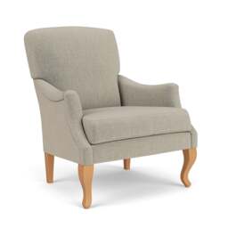 Armchair - Natural - Eco Chenille - Elsie - The Cotswold Company