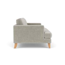 Large 2 Seater Sofa - Grey Mist - Eco Chenille - Jackson - The Cotswold Company - thumbnail 3