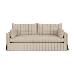 4 Seater Sofa - Charcoal - Compton Stripe - Ashton - The Cotswold Company - thumbnail 2