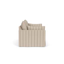 4 Seater Sofa - Charcoal - Compton Stripe - Ashton - The Cotswold Company - thumbnail 3