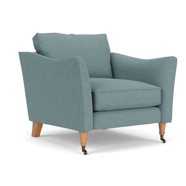 Armchair - Sky blue - House Linen Mix - Robinson - The Cotswold Company - image 1
