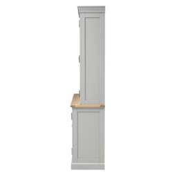 Large Glazed Dresser - Chester Dove Grey - The Cotswold Company - thumbnail 6