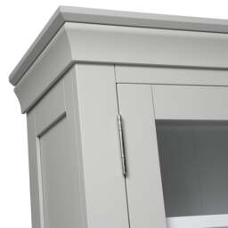 Large Glazed Dresser - Chester Dove Grey - The Cotswold Company - thumbnail 7