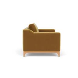 3 Seater Sofa - Mustard - Matt Velvet - Watson - The Cotswold Company - thumbnail 3