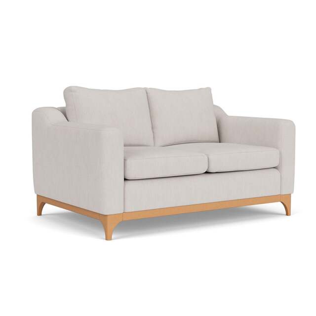 2 Seater Sofa - Soft White - Luxury Italian Linen - Watson - The Cotswold Company - image 1