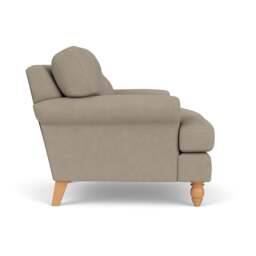 Armchair - Dove grey - House Linen Mix - Talbot - The Cotswold Company - thumbnail 3