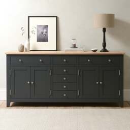 Grand Sideboard - Chester Charcoal - The Cotswold Company