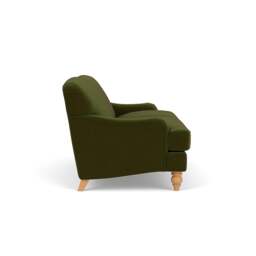 3 Seater Sofa - Forest Green - Matt Velvet - Ashbee - The Cotswold Company - thumbnail 3