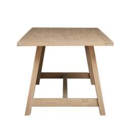 Dining Table and Bench Set - Inglesham Whitewash Oak - The Cotswold Company - thumbnail 4