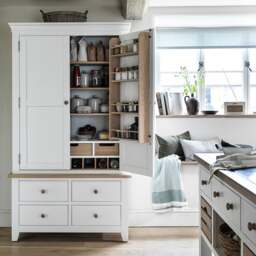 Double Larder - Chester Pure White - The Cotswold Company - thumbnail 5