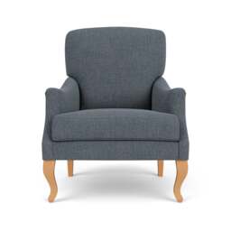 Armchair - Indigo - Rustic weave - Elsie - The Cotswold Company - thumbnail 2