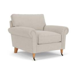 Armchair - Natural - Aquaclean Oxford - Osbourne - The Cotswold Company