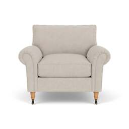 Armchair - Natural - Aquaclean Oxford - Osbourne - The Cotswold Company - thumbnail 2