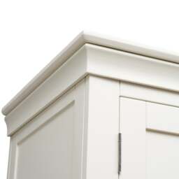 Chantilly Warm White Grand Triple Wardrobe - The Cotswold Company - thumbnail 6