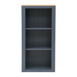 Chalford Inky Blue Desk Top Bookcase - The Cotswold Company - thumbnail 3