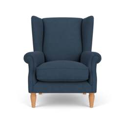 Armchair - Indigo - House Linen Mix - Alice - The Cotswold Company - thumbnail 2