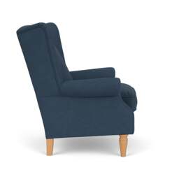 Armchair - Indigo - House Linen Mix - Alice - The Cotswold Company - thumbnail 3