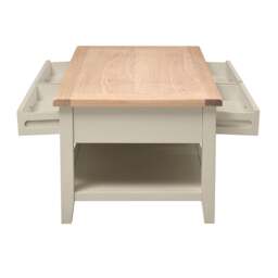 Coffee Table with Drawers - Chester Limestone - The Cotswold Company - thumbnail 5