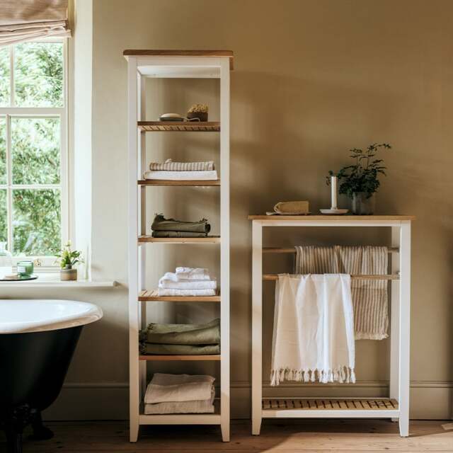 Bathroom Shelves - Chester Pure White - The Cotswold Company - image 1