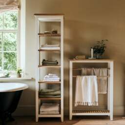 Bathroom Shelves - Chester Pure White - The Cotswold Company - thumbnail 1