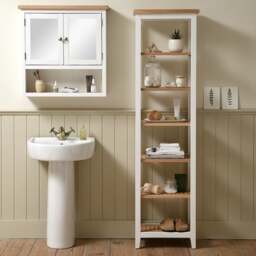 Bathroom Shelves - Chester Pure White - The Cotswold Company - thumbnail 2